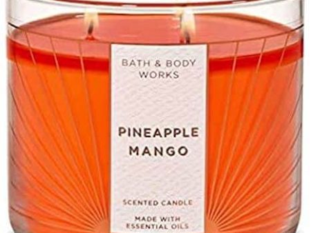 Bath & Body Works Pineapple Mango 3-Wick Candle Online Hot Sale