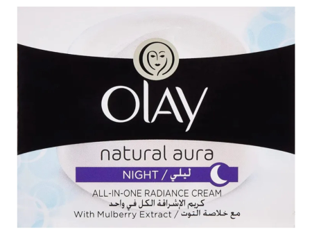 Olay Night Natural Aura Night Cream 50g on Sale