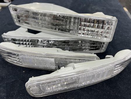 1992-1993 Honda Prelude Clear Bumper Lights kit Fashion