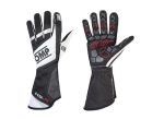 OMP KS-1R Gloves Black White Silver - Size M Cheap