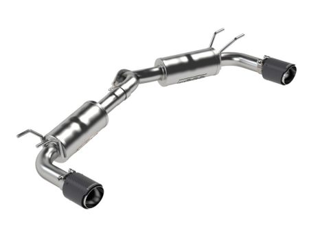 MBRP 19-23 Mazda 3 Hatchback T304SS 2.5in Axle-Back, Dual Rear Exit w Carbon Fiber Tips Discount