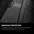 Husky Liners 2017 Ford F-250 Super Duty Crew Cab X-Act Contour Black Front & Rear Floor Liners Hot on Sale