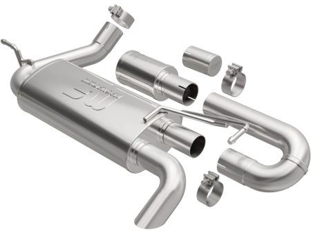 MagnaFlow 07-18 Jeep Wrangler JK Overland Series Axle-Back Exhaust System Discount