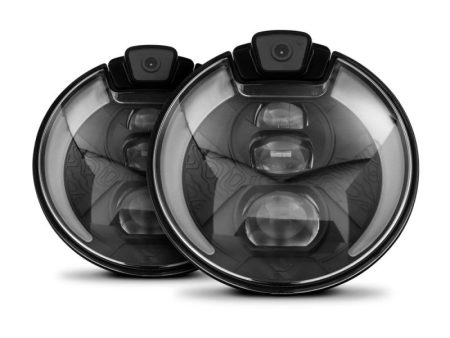 Project X 7In Headlight w  4K   wide angle Camera Hot on Sale